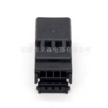 174967-2 TE型4孔汽車連接器黑色公膠殼電纜安裝傳感器汽車附件