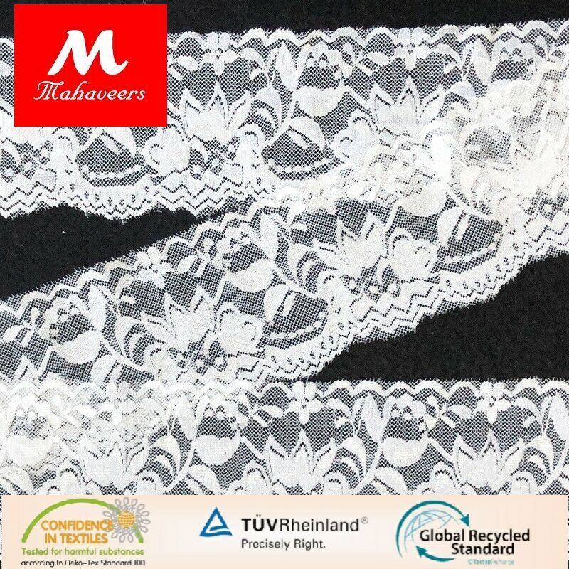 现货供应弹力小花边 锦氨高弹蕾丝花边  女装袖口内衣内裤花边