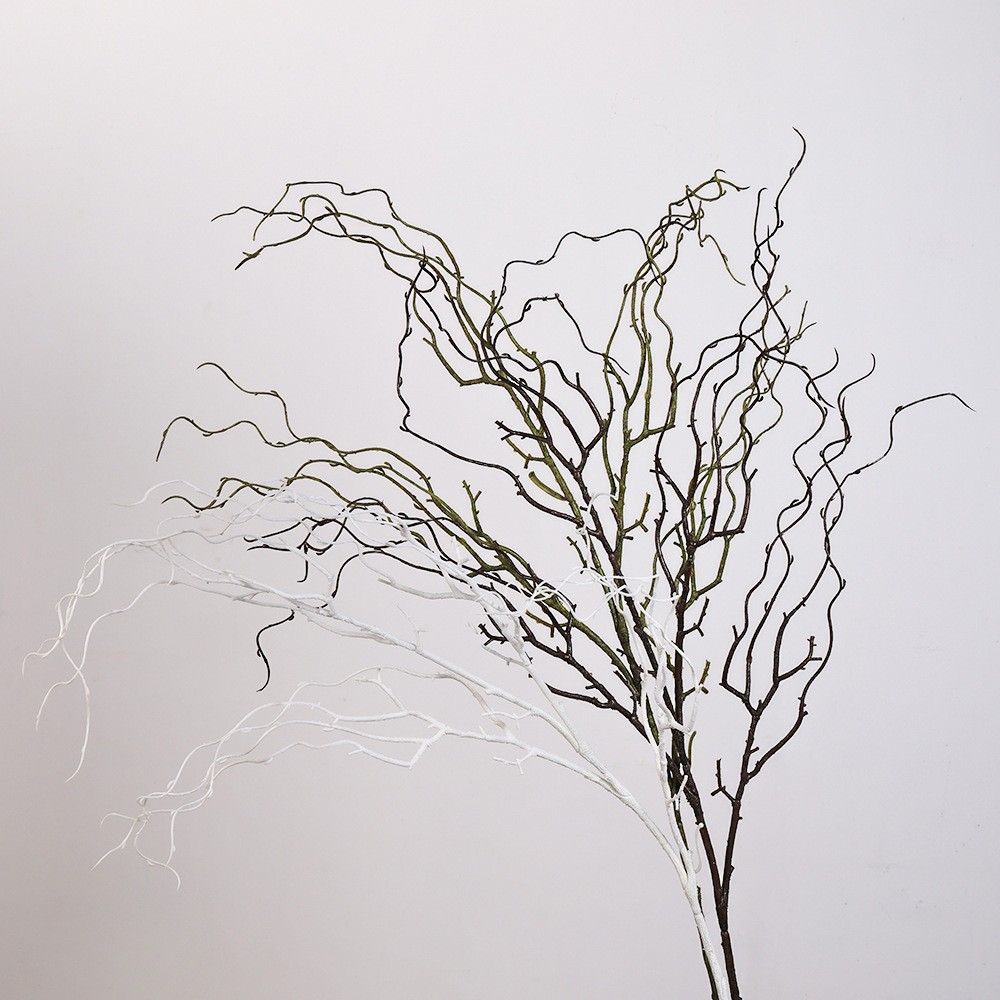 仿真4叉柳藤插花用品家居饰品装饰人造仿真树枝仿真假花枯藤条