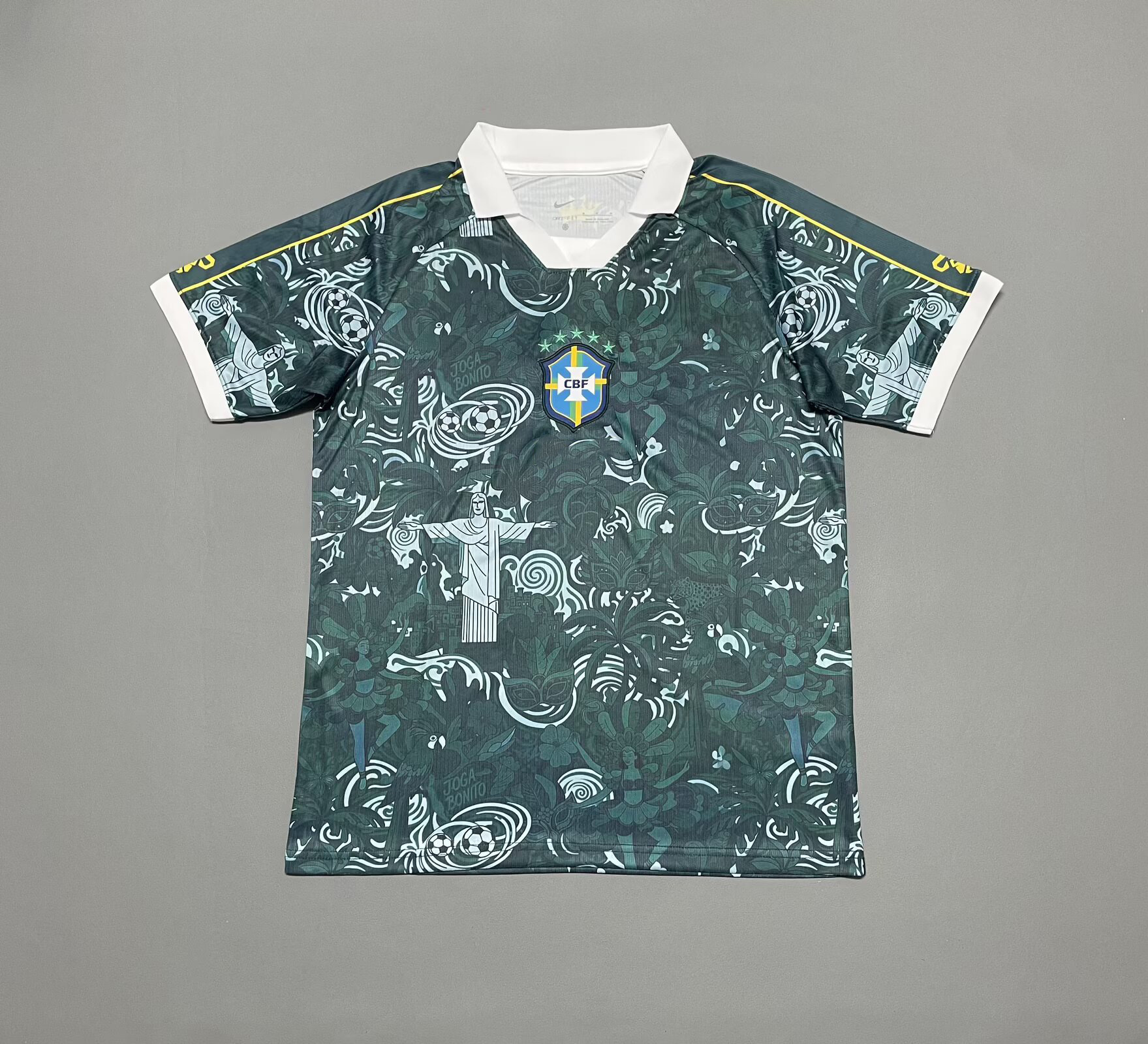 2627 nueva camiseta de fútbol de la Copa del Mundo Francia España edición de fans del equipo nacional brasileño gran cantidad de manga corta al por mayor
