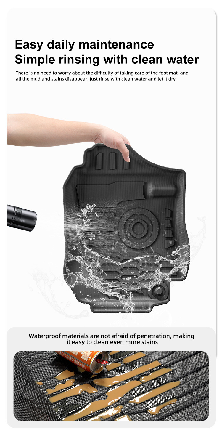 Suitable for 19-25 Jimny Jimny Car Floor Mats, Stain-Resistant Tpe Floor Mats, Special Car Floor Mats, Cross-Border