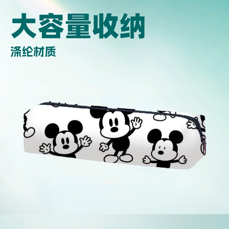 2026 New Model Mickey Cartoon Long Pencil Case Wallet Children's Stationery Box Cute Mini Lightweight Storage Bag 2026 New Model Mickey Cartoon Long Pencil Case Wallet Children's Stationery Box Cute Mini Lightweight Storage Bag