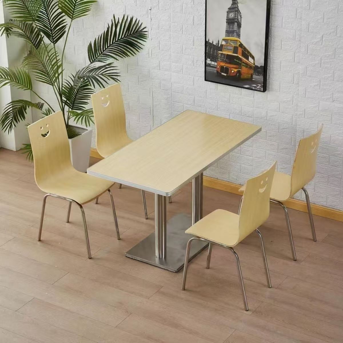Dining Table, School Canteen Dining Table and Chairs, Dining Chairs, Employee Canteen Dining Table and Chairs, Fast Food Dining Table and Chairs, Restaurant Noodle Shop Dining Table and Chairs