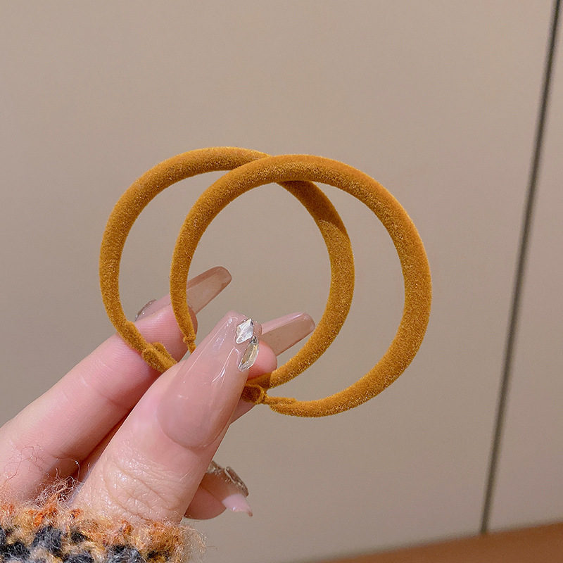 925 silver needle autumn and winter New plush earrings women's retro elegant high sense earrings trendy personalized earrings wholesale