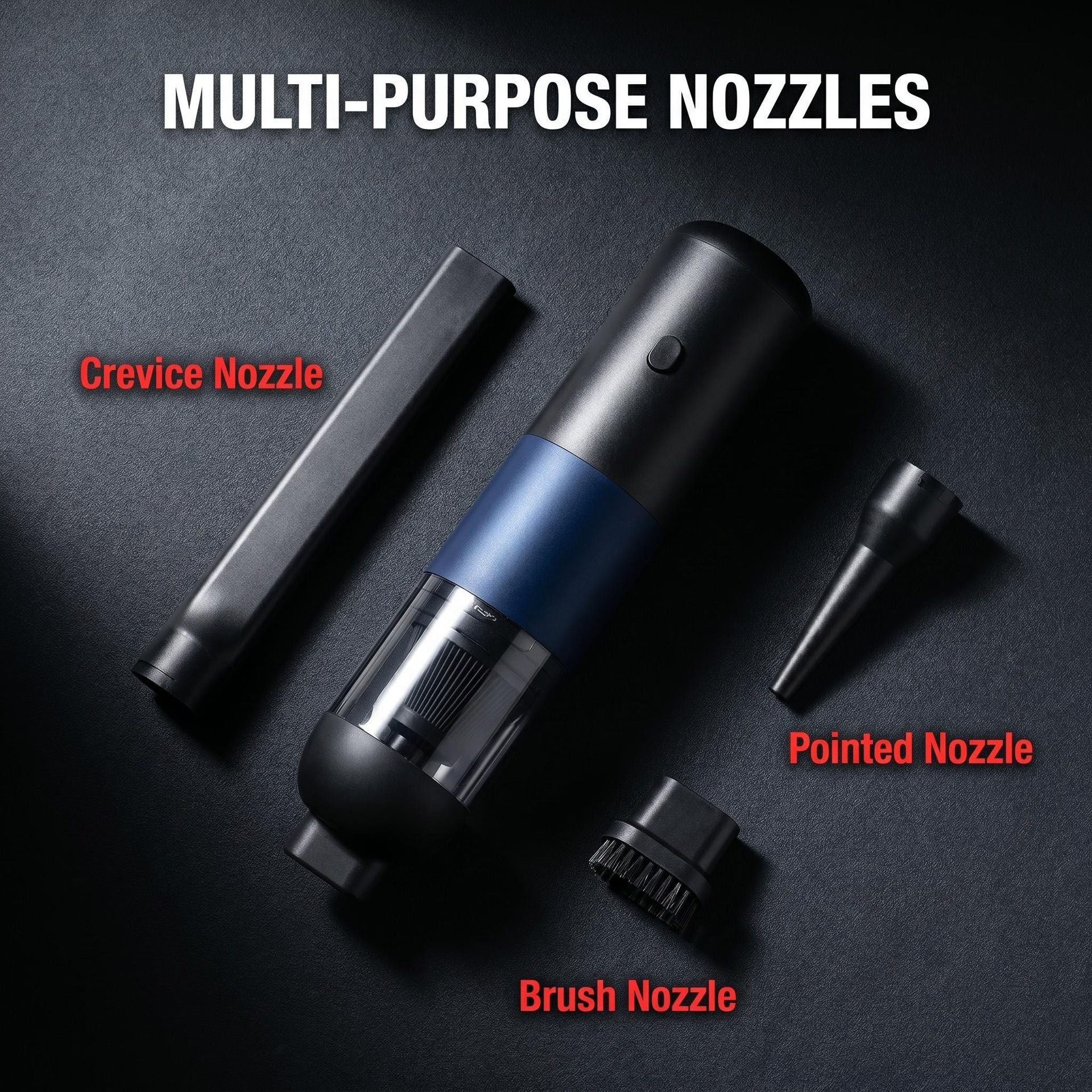 Cross-Border Car Vacuum Cleaner with High Suction Power, Handheld Vacuum Cleaner for Car, Home, and Pets, Popular Brushless Vacuum Cleaner