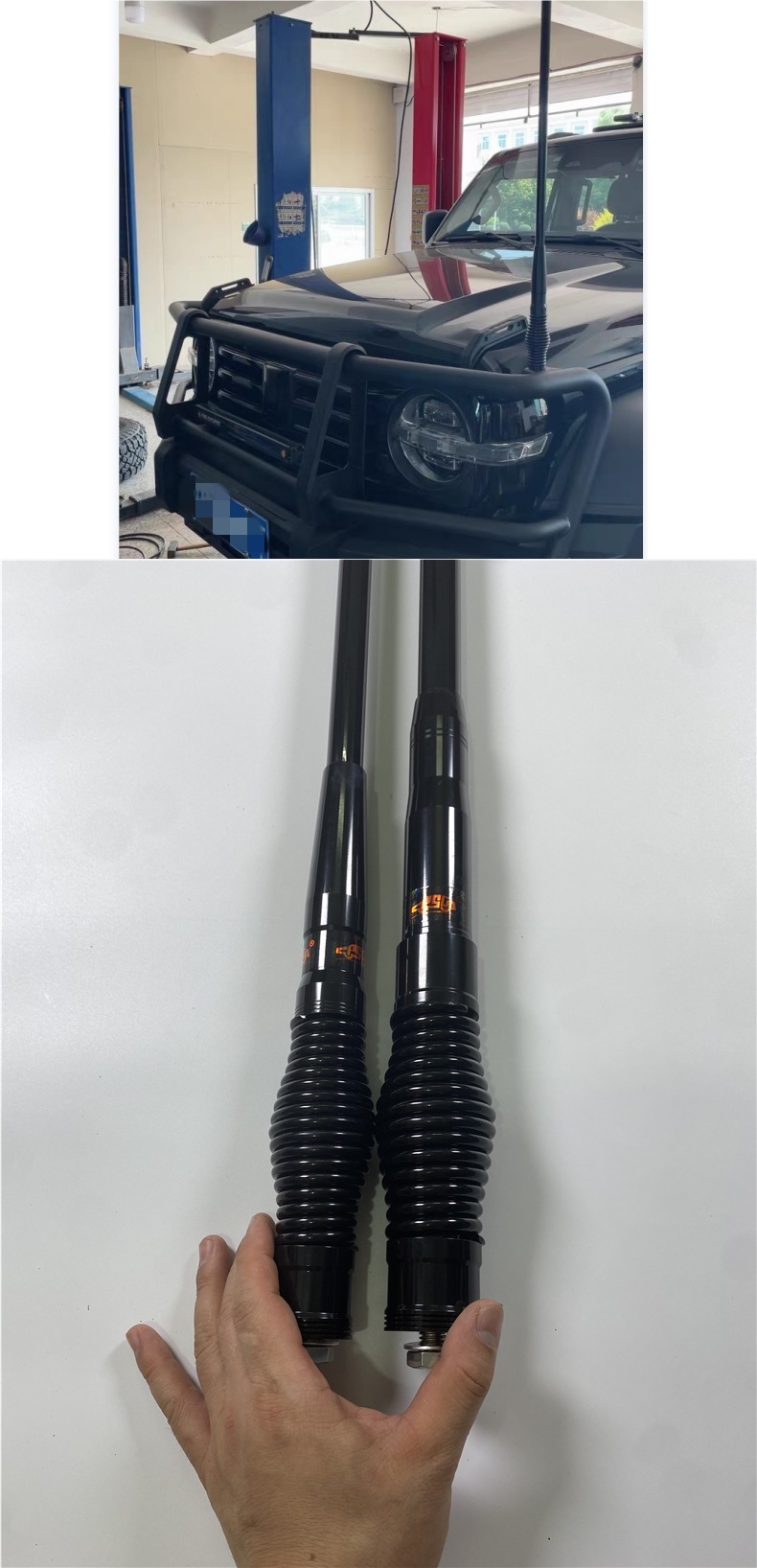 Front and Rear Bumper Bull Bars Thickened Car Decorative Antenna Off-Road Vehicle Suv Modified Car Antenna Flagpole