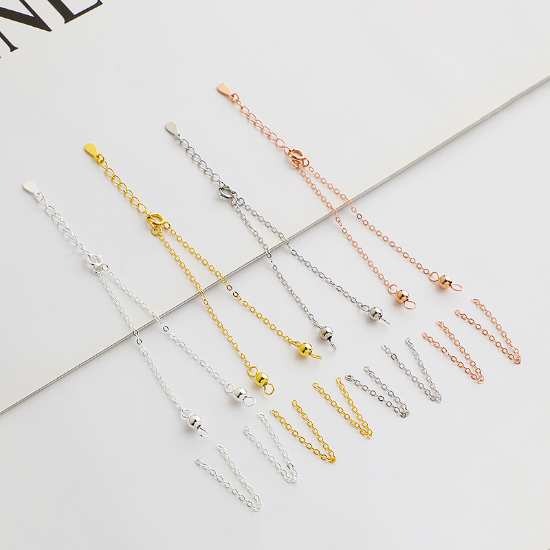 S925 Pure Silver Peace Pendant Dedicated Bracelet DIY Handmade Jewelry Accessory Cross Pendant Chain Accessory Peace Pendant Chain Accessory