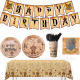 Cartoon Harry Potter Academy of Magic Theme Birthday Party Paper Tray Paper Cup Paper Towel Tablecloth Banner Decoration