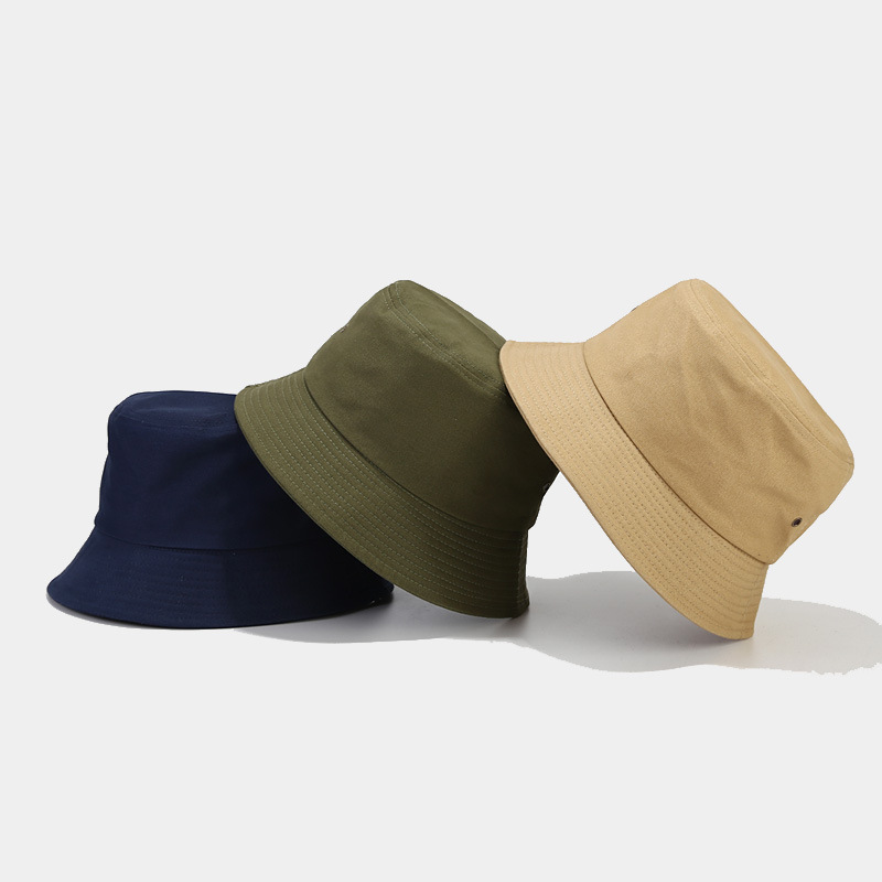 Unisex Classic Style Streetwear Solid Color Wide Eaves Bucket Hat display picture 2