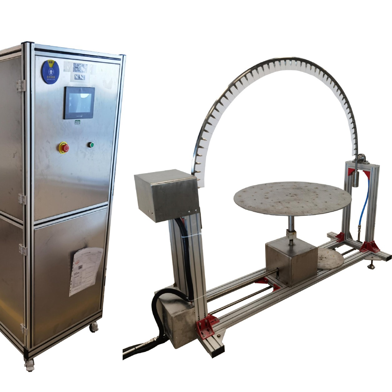 ipx4防水等级试验机 卫浴智能马桶淋雨试验装置 卫浴检测设备厂家