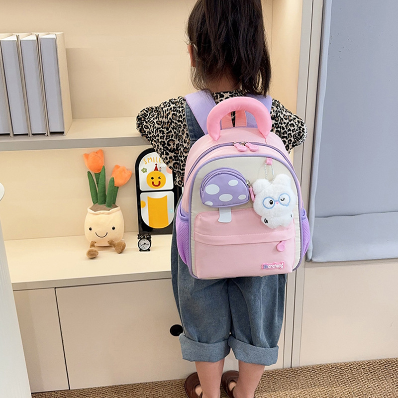 Mochila infantil preescolar de dibujos animados lindas niñas mochila de jardín de infantes nueva mochila transpirable bebé niño pequeño