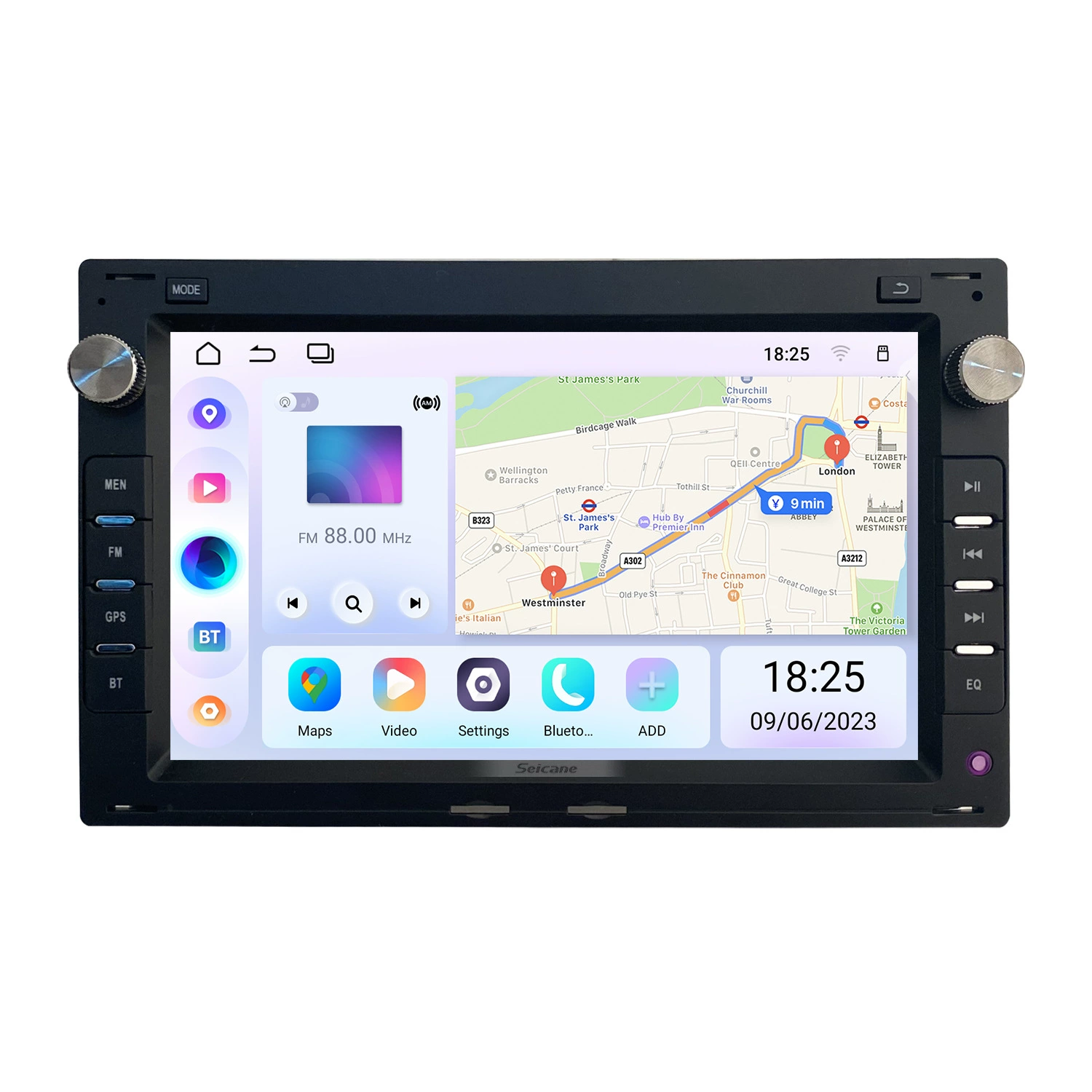 Подходит для Volkswagen Passat/B5 B6 2004–2010 Bluetooth беспроводной Carplay автомобильная навигационная система