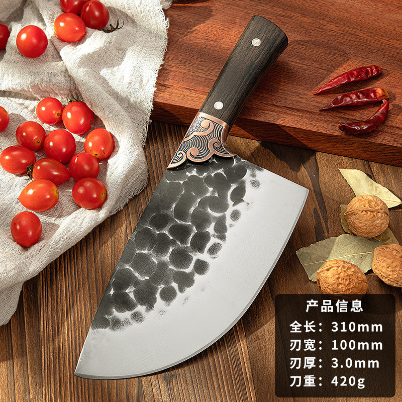 Cuchillo de cocina de varios estilos de Jianghu forjado a mano cuchillo de cocina de doble uso cuchillo de corte de carne cuchillo de corte de hueso cuchillo de corte Yangjiang