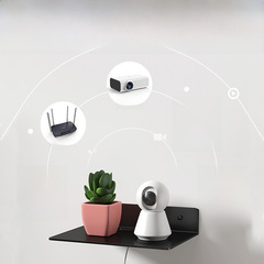 路由器置物架牆上免打孔收納支架壁掛式攝像頭牆壁客廳監控托架