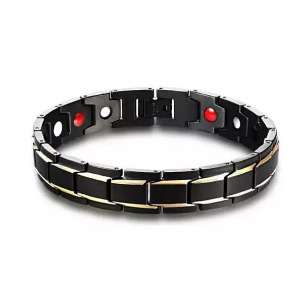 Temu Cross-Border Detachable Magnetic Bracelet European and American Fashion New Men's Couple Magnetic Bracelet Jewelry Watch Chain