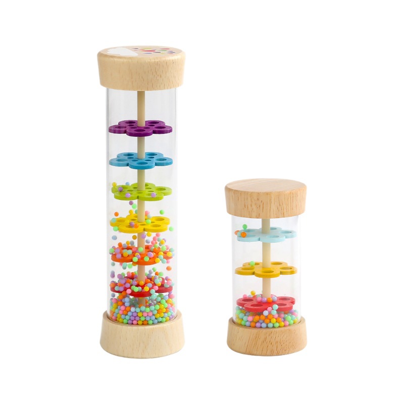 Tubo de sonido de madera para niños Orff música Iluminación instrumento musical Montessori rompecabezas educación temprana coordinación mano-ojo entrenamiento juguete