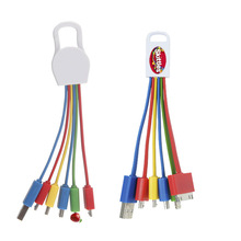 一拖五数据线适用苹果安卓华为手机TypeC多功能通用多合一充电线