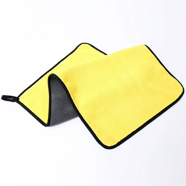 Car wash towel [gray yellow]