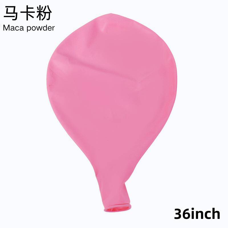 Globo de látex globo plano grande grueso de 36 pulgadas impresión redonda LOGO cara sonriente engrosada decoración mercado nocturno a la venta