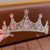8# Золотисто-розовая корона (детская)