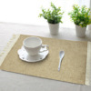 Nordic dining pad thermal pads American home retro spoiler pot pad Posmian wind insulation hemp hemp pad