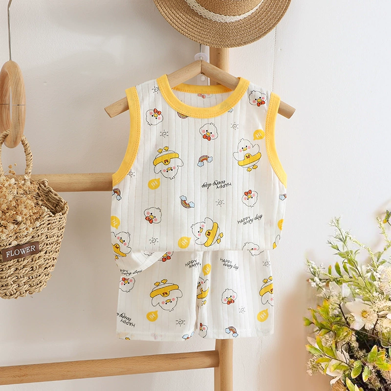 Summer children's T-shirt, shorts, cotton set for men and women girl's for boys, children's clothing, wholesale