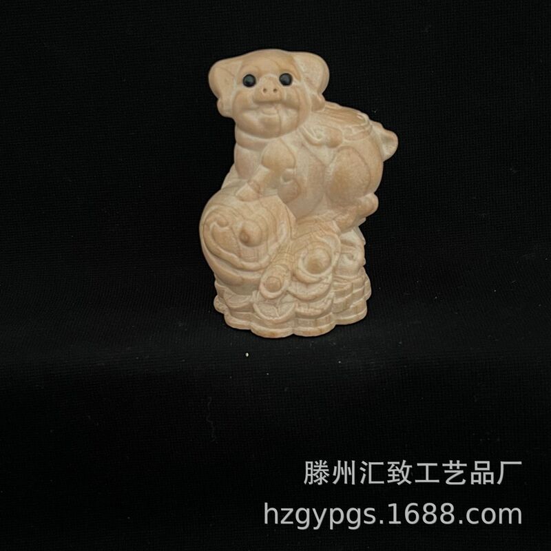 メーカー卸売り桃木十二生肖置物木彫り木原鼠牛虎兎龍蛇馬羊鶏犬観光地区|undefined