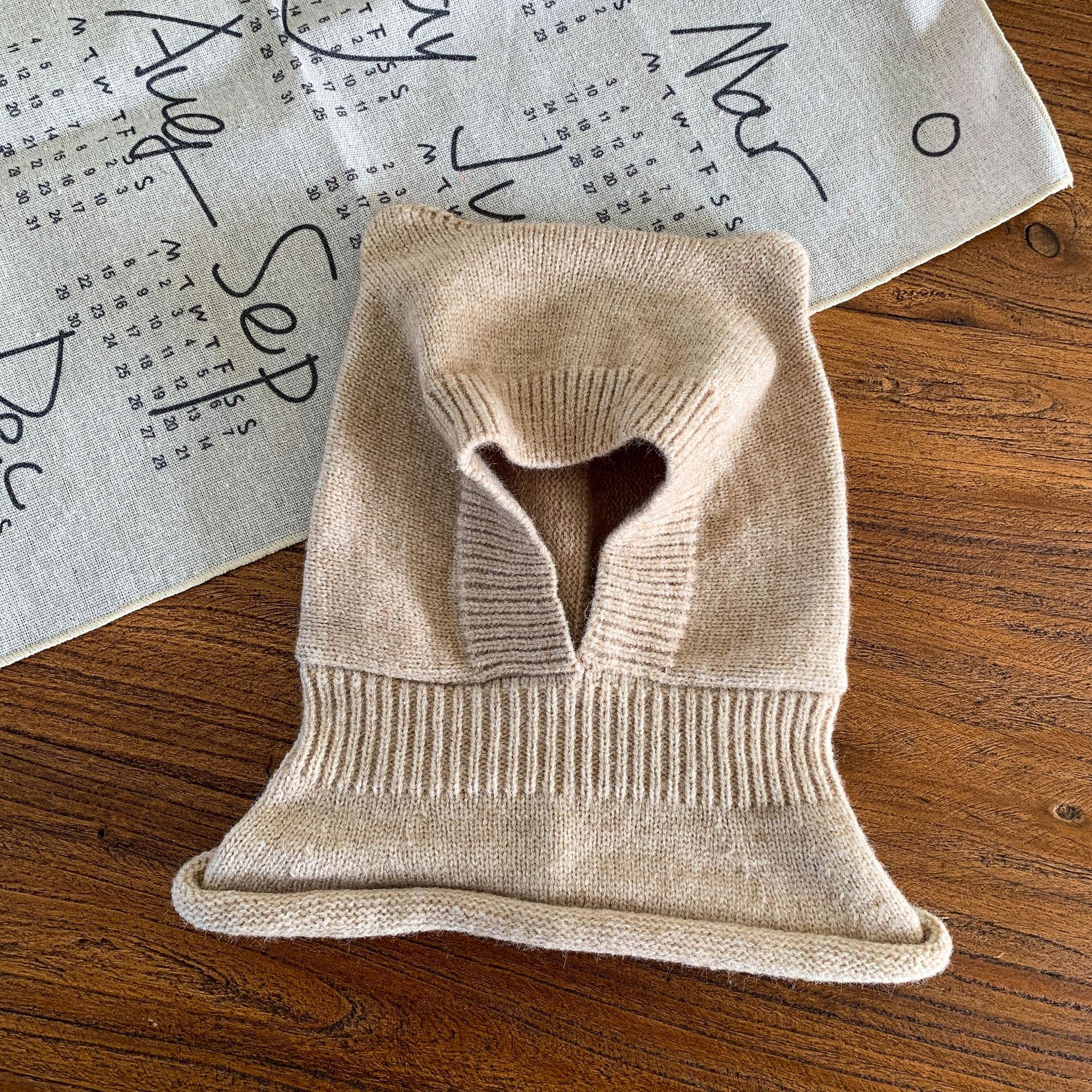 Sugar Pear ropa infantil sombrero bufandas sombrero de estilo extranjero para hombres y mujeres niñas tejer bebés invierno sombrero de lana sombrero protector de orejas