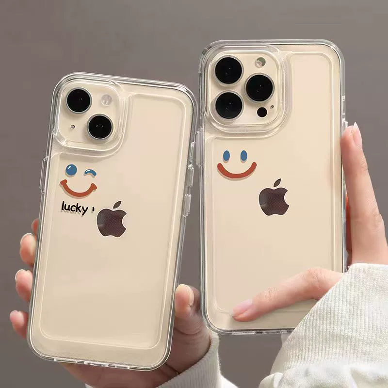 Чехол для телефона Apple, iPhone 16, прозрачный защитный чехол с рисунком, 15promax, iphone, 14plus
