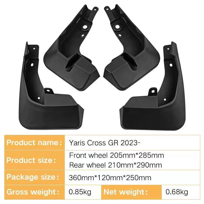 Adecuado para las ventas transfronterizas de guardabarros de neumáticos deportivos de gama alta de Toyota Yaris Yaris Cross GR