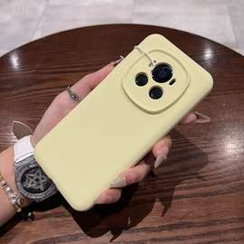 真液态硅胶适用荣耀Magic6手机壳Pro磁吸超薄高档简约防摔保护套