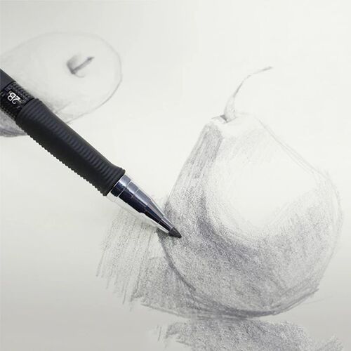 2.0 Mechanical Pencil 2 Exam Press Drawing Writing Mechanical Pencil Black Colored Lead