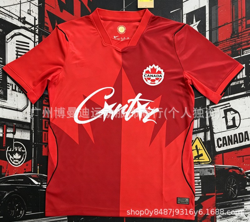 Corteiz x Nike x Canada Home Jersey Red
