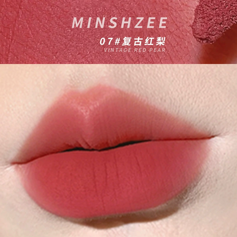 Matte Lip Cream (MINSHZEE) — Translucent Shading, Long-Lasting Finish