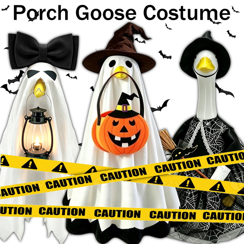 New Amazon Hot-Selling Goose Costume for Porch, Halloween Quirky Goose Outfit, Holiday Party Large Goose Costume