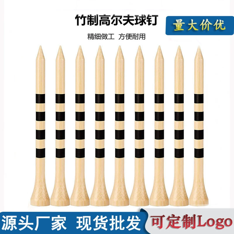 Фабрика прямой Гольф ногтей тройник гольф бамбук ногтей Гольф мяч держатель аксессуары для гольфа