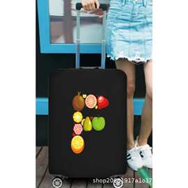 商品图片 2026年水果字母3D设计行李箱保护套