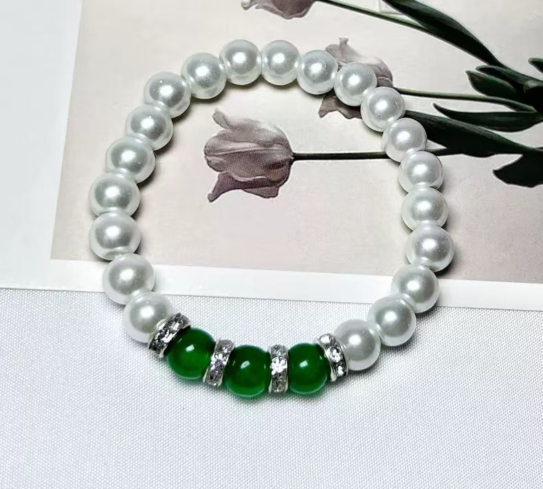모조 진주 팔찌