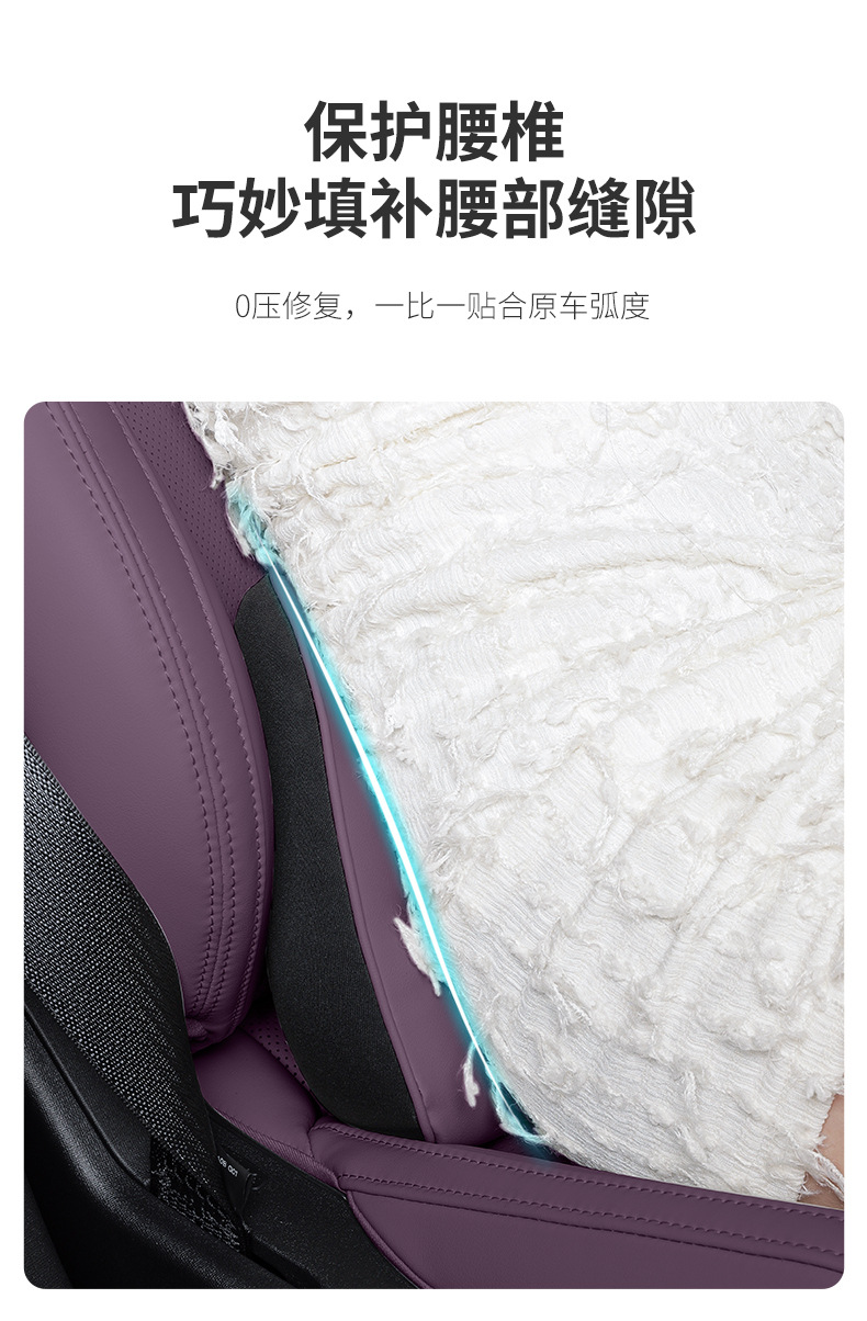Suitable for Xiaomi Su7Yu7 Car Headrest and Lumbar Support Car Neck Pillow Official Same Style Headrest Car Lumbar Cushion