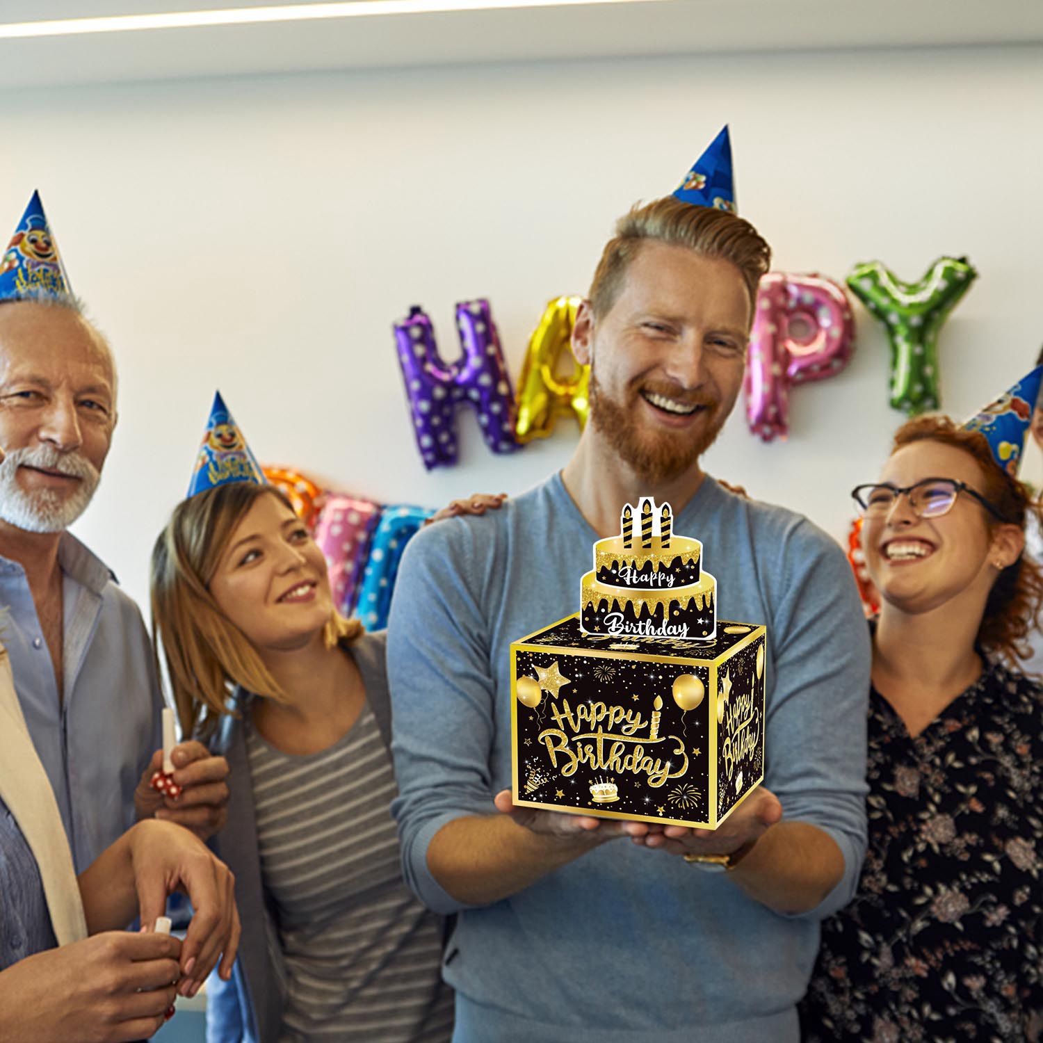 Nuevo Producto: Caja de Sorpresa para Fiestas de Cumpleaños, Caja de Regalos con Dinero, Decoración para Fiestas de Cumpleaños, Cartón para Extraer Dinero en Fiestas de Cumpleaños