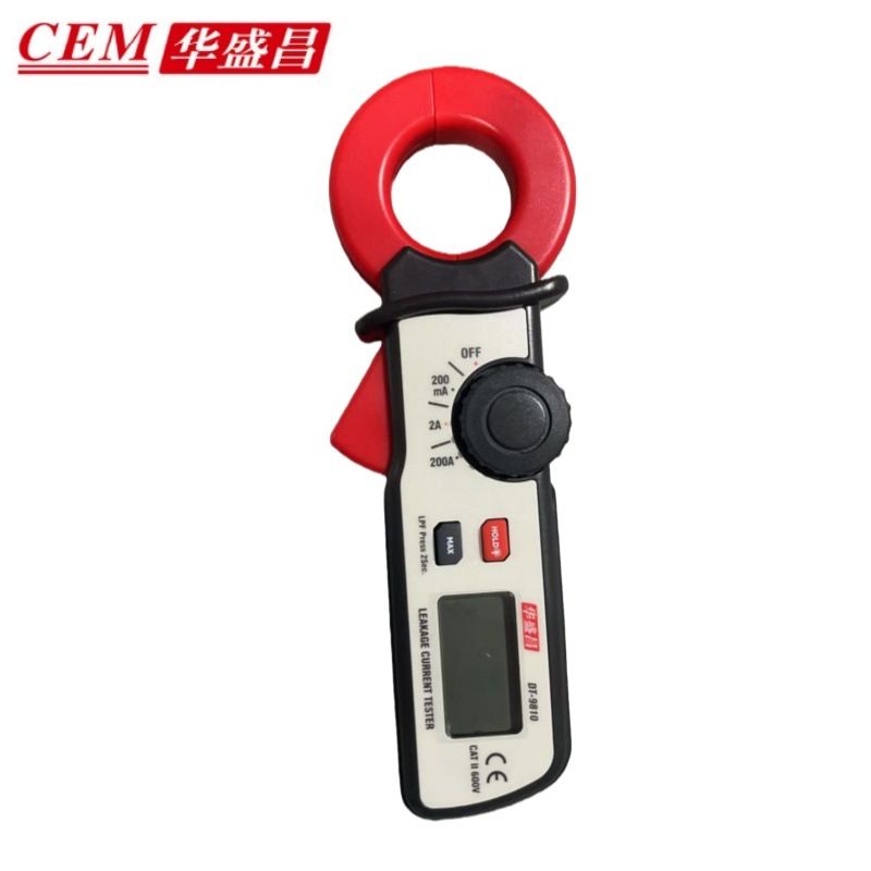 CEM华盛昌DT-9810交流泄漏电流表笔 交流泄漏电流钳形表