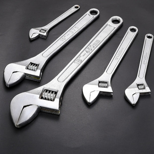 Wholesale production logo plus large movable wrench movable wrench large open water pipe metric pipe flexible wrench