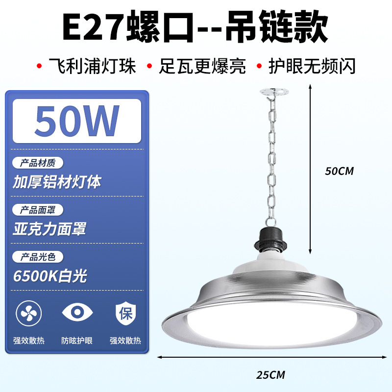 工矿灯50W-配0.5米链子装