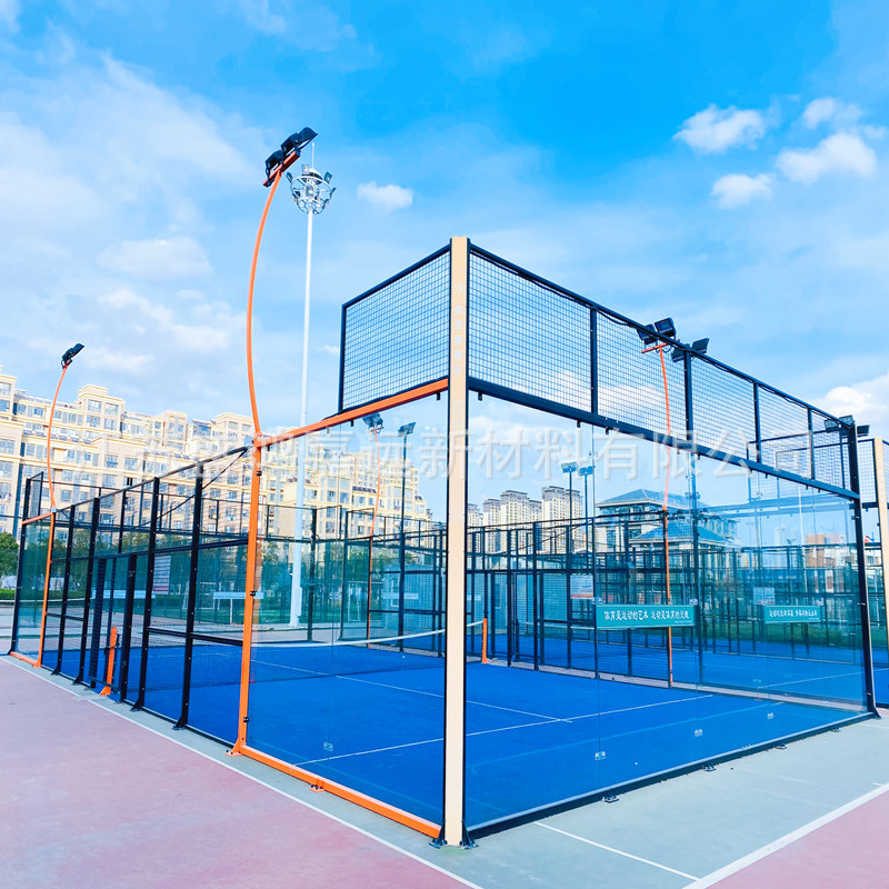 全景式板式网球场地板式网球配套器材板式网球图纸设计安装厂家