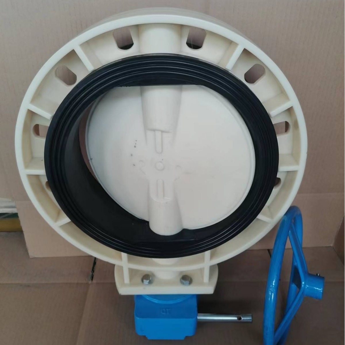 供应ABS涡轮蝶阀 EPDM阀座 D371X-10S  DN125 ABS管阀件用