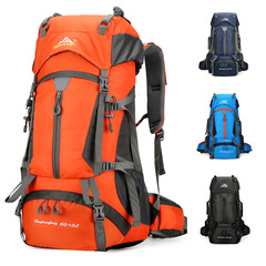Large-capacity outdoor mountaineering camping sports bag waterproof and wear-resistant hiking travel backpack cross-border wholesale