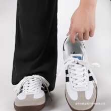 莆田女鞋超火软底运动鞋三杠阿甘鞋白色男板鞋好看德训鞋百搭透气