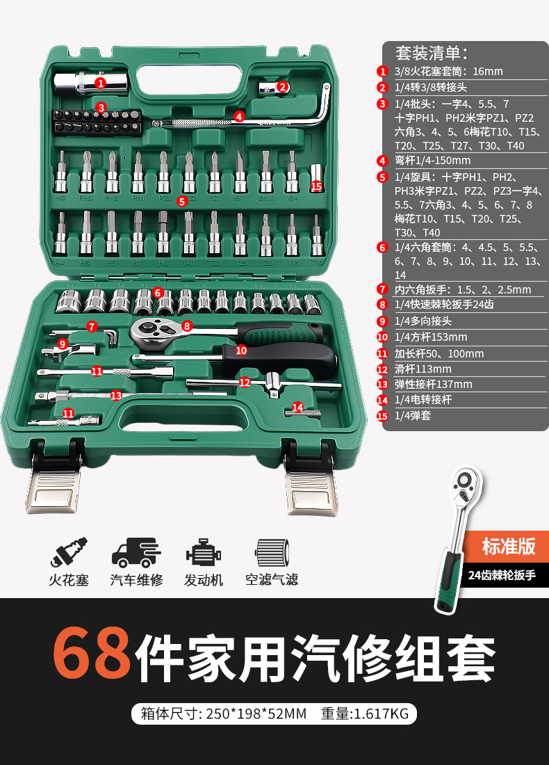 Che Gong – Repair kit Tool Set - 2468
