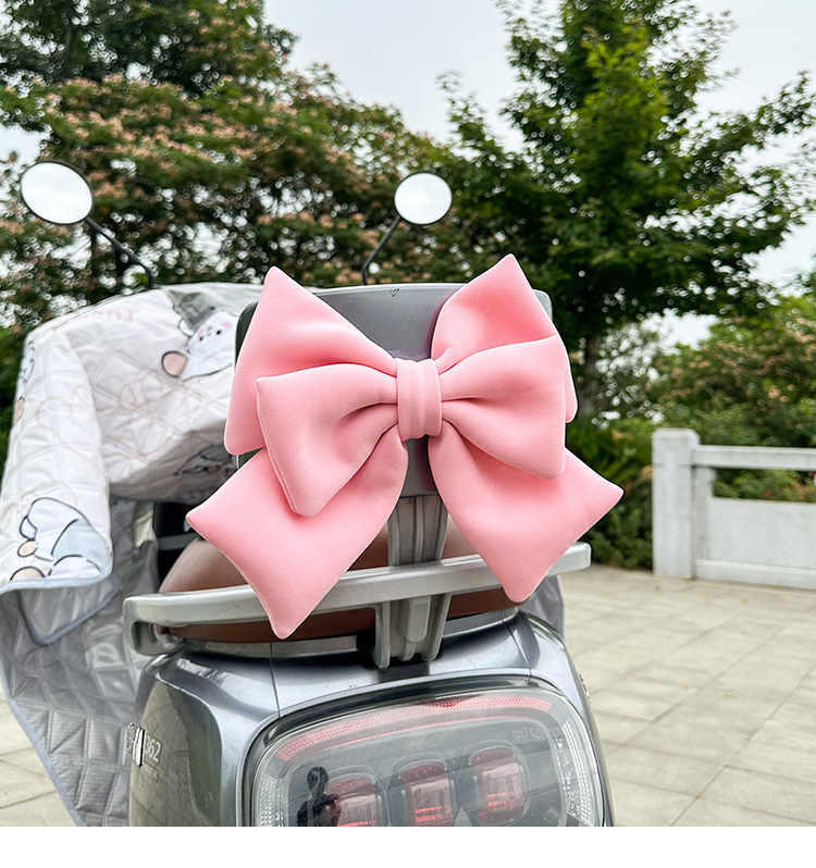Electric Car Decoration Bow Accessories, Car/Tail Light Stickers