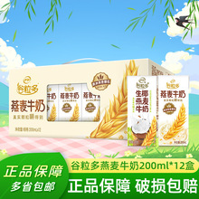 【1月新货】伊利谷粒多燕麦牛奶/生椰燕麦牛奶200ml*12盒整箱
